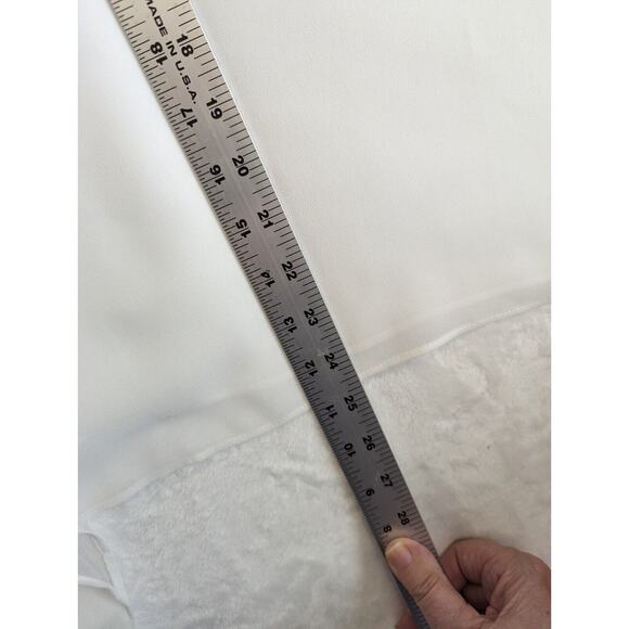 Ariat womens poncho top white & turquoise Xl sheer Poncho pullover blouse GUC - Picture 7 of 8